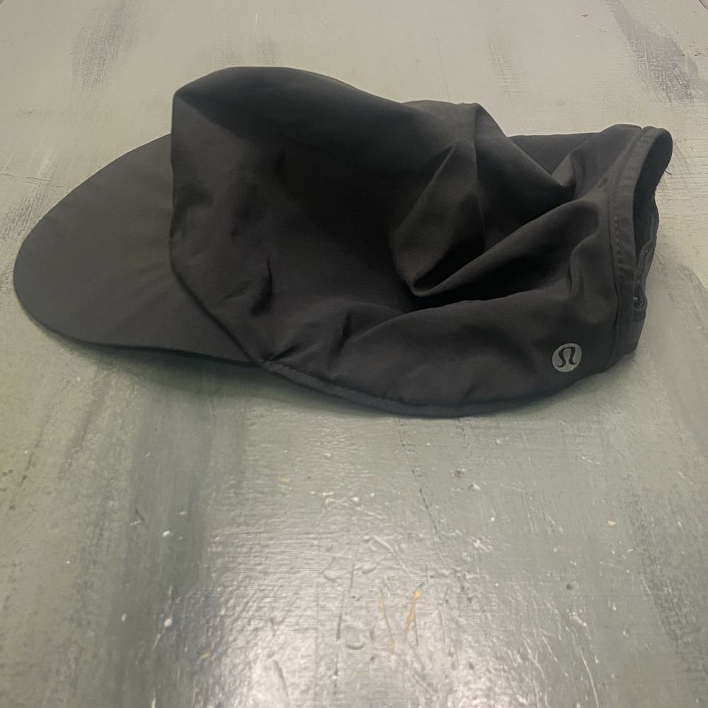 Lululemon Fast and Free Women's Running Hat Black OS Adjustable Lightweight Cap